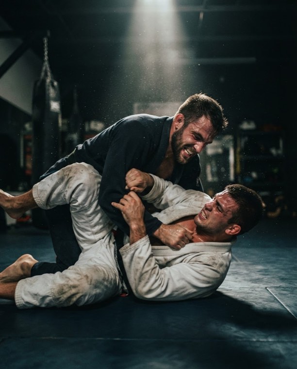 Treino de jiu-jitsu